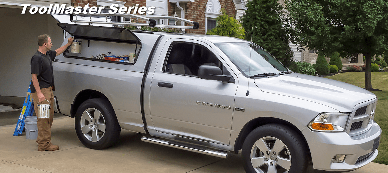 Toolmaster Series Fiberglass Truck Cap by ARE Call for Pricing Ishler